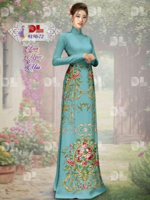 1596860605 560 Vai Ao Dai Lua Ngoc Mai Hoa Hong thiet ke