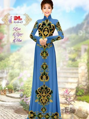 Vải Áo Dài Lụa Ngọc Mai Hoa Văn kiểu mới AD 9149 34 1596861085 683 Vai Ao Dai Lua Ngoc Mai Hoa Van kieu moi