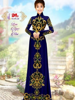 Vải Áo Dài Lụa Ngọc Mai Hoa Văn kiểu mới AD 9149 40 1596861086 101 Vai Ao Dai Lua Ngoc Mai Hoa Van kieu moi