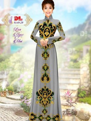 Vải Áo Dài Lụa Ngọc Mai Hoa Văn kiểu mới AD 9149 39 1596861086 702 Vai Ao Dai Lua Ngoc Mai Hoa Van kieu moi