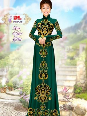 Vải Áo Dài Lụa Ngọc Mai Hoa Văn kiểu mới AD 9149 41 1596861087 352 Vai Ao Dai Lua Ngoc Mai Hoa Van kieu moi