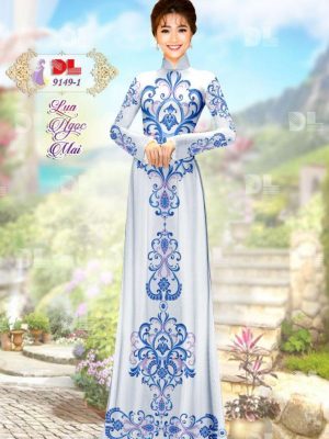 Vải Áo Dài Lụa Ngọc Mai Hoa Văn kiểu mới AD 9149 53 1596861089 477 Vai Ao Dai Lua Ngoc Mai Hoa Van kieu moi