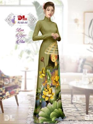 1596861223 238 Vai Ao Dai Lua Ngoc Mai Hoa Sen thiet ke
