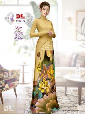 1596861223 941 Vai Ao Dai Lua Ngoc Mai Hoa Sen thiet ke