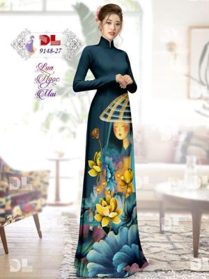 1596861224 397 Vai Ao Dai Lua Ngoc Mai Hoa Sen thiet ke