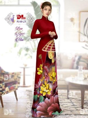 1596861224 586 Vai Ao Dai Lua Ngoc Mai Hoa Sen thiet ke