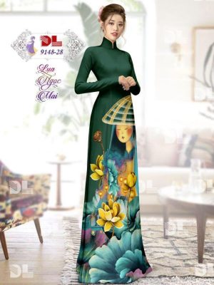 1596861224 634 Vai Ao Dai Lua Ngoc Mai Hoa Sen thiet ke