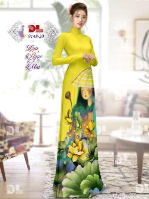 1596861225 234 Vai Ao Dai Lua Ngoc Mai Hoa Sen thiet ke