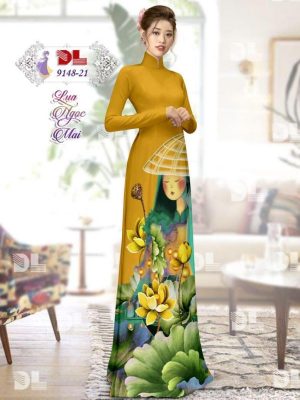1596861225 237 Vai Ao Dai Lua Ngoc Mai Hoa Sen thiet ke