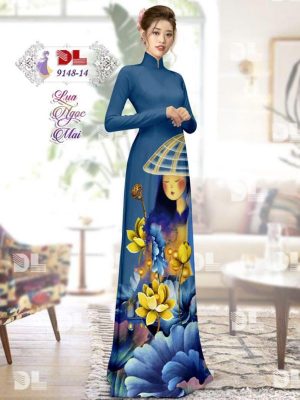 1596861225 428 Vai Ao Dai Lua Ngoc Mai Hoa Sen thiet ke