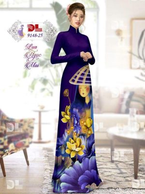 1596861225 629 Vai Ao Dai Lua Ngoc Mai Hoa Sen thiet ke