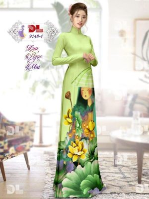 1596861226 507 Vai Ao Dai Lua Ngoc Mai Hoa Sen thiet ke