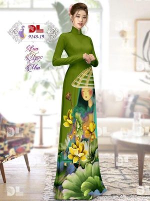 1596861226 550 Vai Ao Dai Lua Ngoc Mai Hoa Sen thiet ke