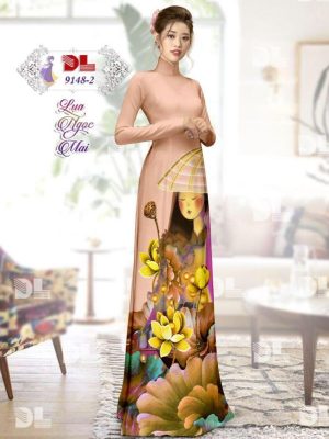 1596861227 380 Vai Ao Dai Lua Ngoc Mai Hoa Sen thiet ke