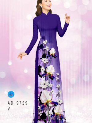 Vải áo dài hoa in 3D mới ra AD 9729 27 1597032163 590 Vai ao dai hoa in 3D moi ra AD 9729