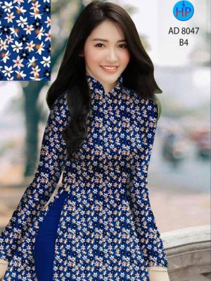 Vải áo dài hoa nhí kiểu mới AD 8047 22 1597032766 948 Vai ao dai hoa nhi kieu moi AD 8047