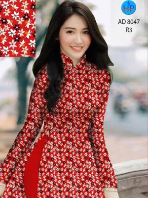 Vải áo dài hoa nhí kiểu mới AD 8047 29 1597032767 609 Vai ao dai hoa nhi kieu moi AD 8047