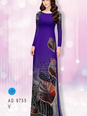 Vải áo dài hình lá thiết kế 2020 AD 9755 28 1597034580 218 Vai ao dai hinh la thiet ke 2020 AD 9755