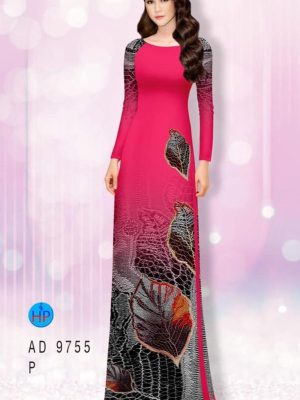 Vải áo dài hình lá thiết kế 2020 AD 9755 31 1597034581 603 Vai ao dai hinh la thiet ke 2020 AD 9755
