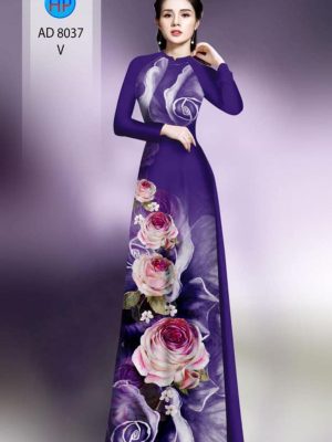 Vải áo dài hoa hồng mới ra AD 8037 24 1597034888 864 Vai ao dai hoa hong moi ra AD 8037