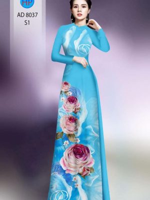 Vải áo dài hoa hồng mới ra AD 8037 30 1597034889 518 Vai ao dai hoa hong moi ra AD 8037