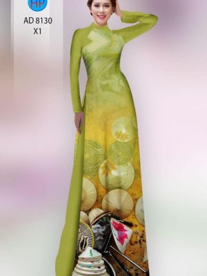 Vải áo dài hình nón lá thiết kế 2020 AD 8130 31 1597035076 227 Vai ao dai hinh non la thiet ke 2020 AD