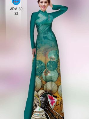 Vải áo dài hình nón lá thiết kế 2020 AD 8130 35 1597035077 84 Vai ao dai hinh non la thiet ke 2020 AD