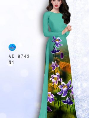 Vải áo dài hoa lan thiết kế 2020 AD 9742 30 1597035231 156 Vai ao dai hoa lan thiet ke 2020 AD 9742