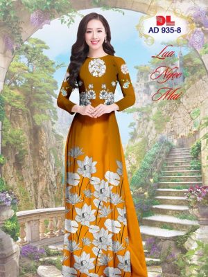 1597044399 52 Vai Ao Dai Lua Ngoc Mai Hoa Sen thiet ke