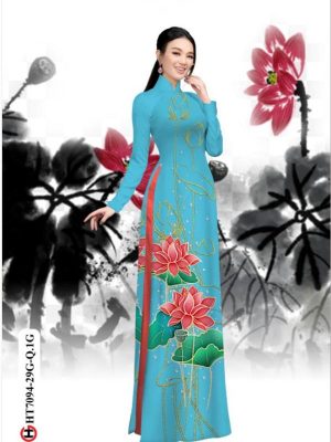 1597117983 654 Vai ao dai hoa sen kieu moi AD HT7094