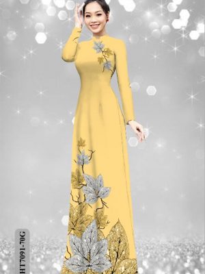 Vải áo dài hình lá kiểu mới AD HT7091 18 1597118745 476 Vai ao dai hinh la kieu moi AD HT7091
