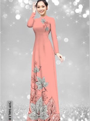 Vải áo dài hình lá kiểu mới AD HT7091 17 1597118745 697 Vai ao dai hinh la kieu moi AD HT7091