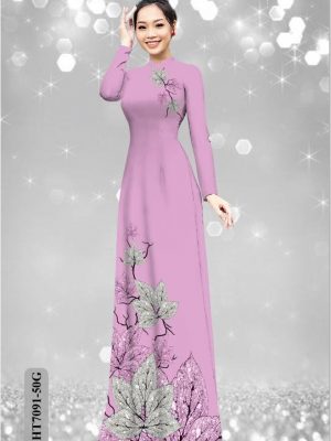 Vải áo dài hình lá kiểu mới AD HT7091 26 1597118746 970 Vai ao dai hinh la kieu moi AD HT7091