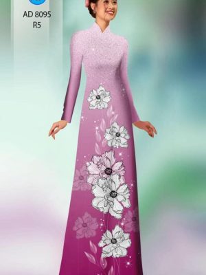Vải áo dài đẹp hoa in 3D thiết kế 2020 AD 8095 23 1597120489 910 Vai ao dai dep hoa in 3D thiet ke 2020