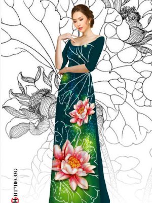 1597218327 810 Vai ao dai hoa sen thiet ke 2020 AD HT7100