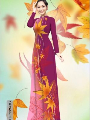 Vải áo dài in hình lá kiểu mới AD HT7099 22 1597218467 53 Vai ao dai in hinh la kieu moi AD HT7099