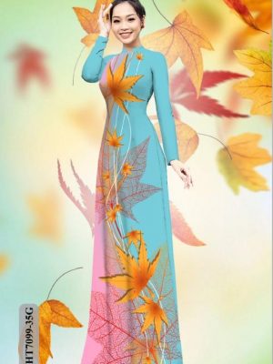 Vải áo dài in hình lá kiểu mới AD HT7099 24 1597218467 683 Vai ao dai in hinh la kieu moi AD HT7099
