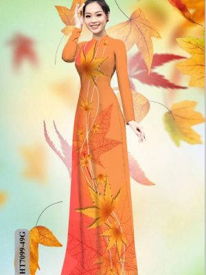 Vải áo dài in hình lá kiểu mới AD HT7099 21 1597218467 909 Vai ao dai in hinh la kieu moi AD HT7099