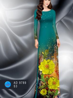 Vải áo dài hoa in 3D kiểu mới AD 9789 20 1597220135 679 Vai ao dai hoa in 3D kieu moi AD 9789