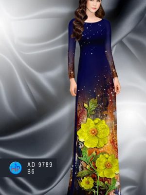 Vải áo dài hoa in 3D kiểu mới AD 9789 33 1597220137 242 Vai ao dai hoa in 3D kieu moi AD 9789