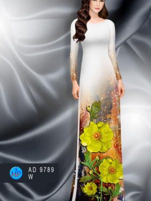 Vải áo dài hoa in 3D kiểu mới AD 9789 32 1597220137 57 Vai ao dai hoa in 3D kieu moi AD 9789