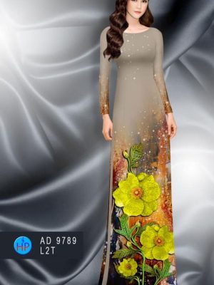 Vải áo dài hoa in 3D kiểu mới AD 9789 34 1597220138 601 Vai ao dai hoa in 3D kieu moi AD 9789