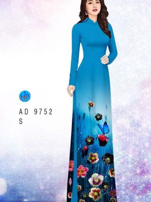 Vải áo dài hoa in 3D thiết kế 2020 AD 9752 25 1597224889 102 Vai ao dai hoa in 3D thiet ke 2020 AD