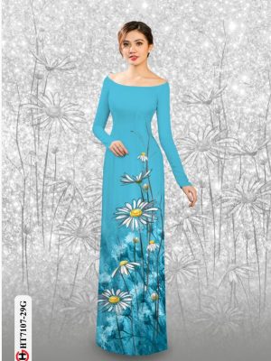 1597293961 160 Vai ao dai hoa cuc kieu moi AD HT7107