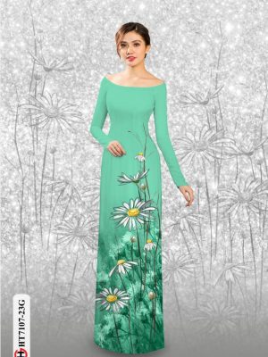 1597293962 118 Vai ao dai hoa cuc kieu moi AD HT7107