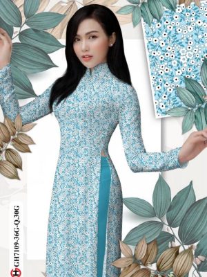 1597294315 158 Vai ao dai hoa nhi thiet ke 2020 AD GH7109