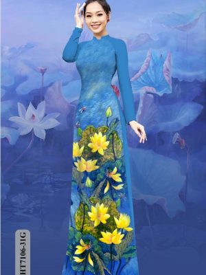 1597294504 207 Vai ao dai hoa sen kieu moi AD HT7106
