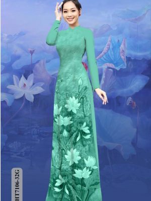 1597294504 97 Vai ao dai hoa sen kieu moi AD HT7106