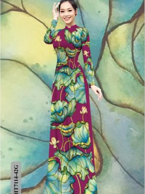 1597378410 628 Vai ao dai hoa in 3D kieu moi AD HT7114