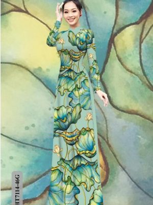 1597378410 804 Vai ao dai hoa in 3D kieu moi AD HT7114